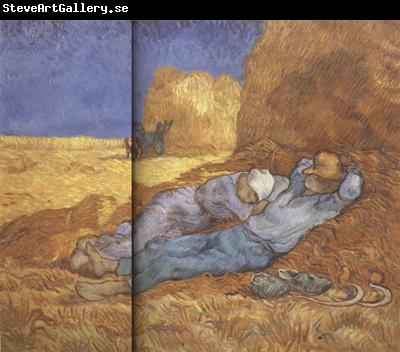 Vincent Van Gogh Noon:Rest from Work (nn04)